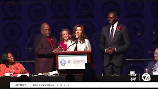 Whitmer vetoes 4 election-related bills during NAACP dinner in Detroit