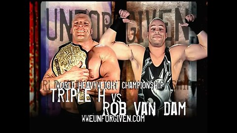 Triple H vs Rob Van Dam - Unforgiven 2002 (Full Match)