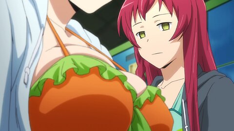 The Devil Is A Part Timer - jealous over bust size