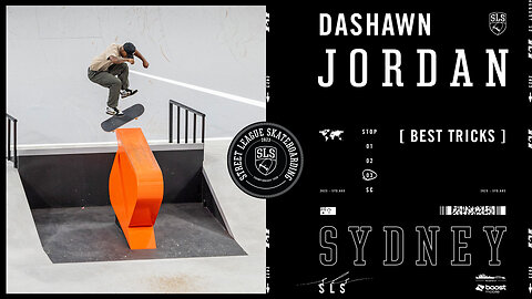Dashawn Jordan Gets 2nd Place at SLS Sydney 2023 | Best Tricks