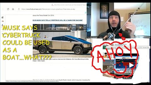 ELON says CYBERTRUCK & MODEL S can be used as a BOAT!?