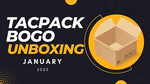 tacpack january 2023 bogo offer unboxing