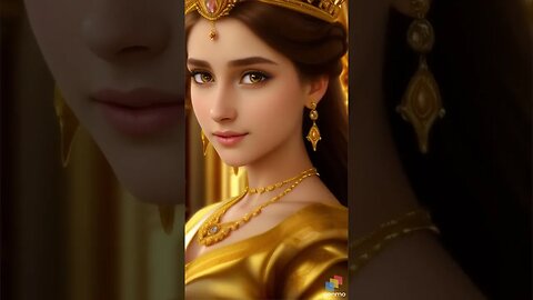 A princess with a golden crown #3dmotion #art #textgeneration #createimage #aiart #artist GENMO