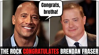 The Rock Congratulates Mummy Co-Star For This | Brendan Fraser Gets His Due