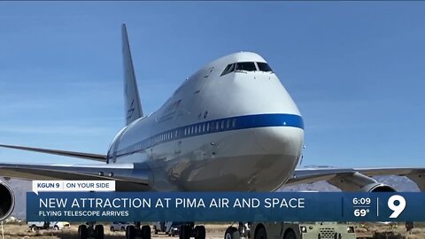 Flying telescope rolls into Pima Air and Space Museum