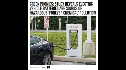 EV Batteries Cause FOREVER Hazordous Chemicals
