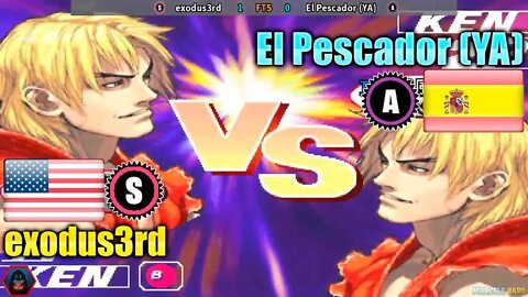 Street Fighter III 3rd Strike (exodus3rd Vs. El Pescador (YA)) [U.S.A. Vs. Spain]