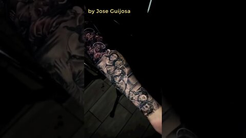 Stunning work by Jose Guijosa #shorts #tattoos #inked #youtubeshorts