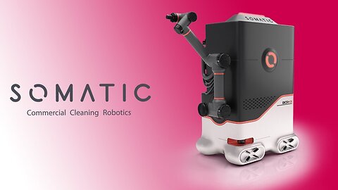 OMG! The world's first toilet cleaning robot! Bathroom cleaning robot. Somatic Robot cleaner