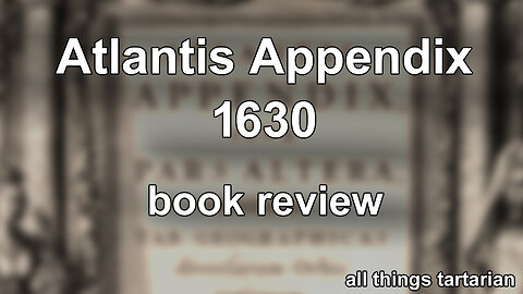1630 - Atlantis Appendix book review