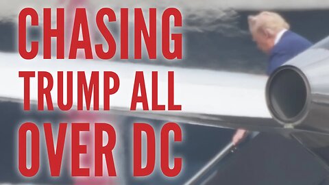Chasing Trump all over D.C. today for his court appointment.
