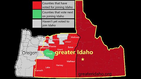 NEW STATE?! 13 Counties Vote to SECEDE From Lib Oregon To Form New Red State | 'Greater Idaho'