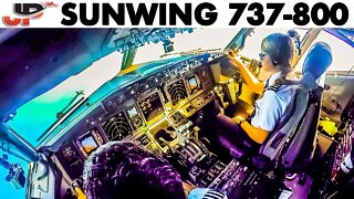 Piloting the Boeing 737 to the Caribbean | Cockpit View