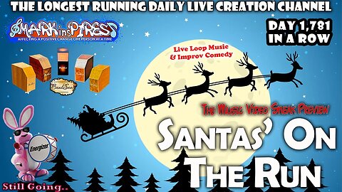 Santa's On The Run Rockumentary Sneak Peak! Premiere 1pm Friday 11/24!