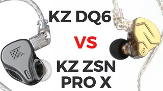 KZ DQ-6 vs KZ ZSN PRO X - Batalha de frequências #10