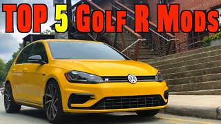 The 5 BEST Modifications for the Golf R ~ Do THESE First!