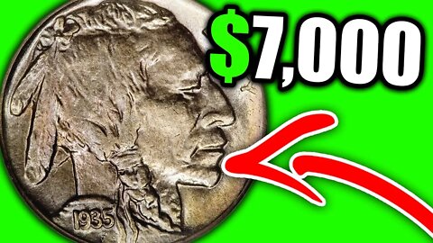 1935 BUFFALO NICKELS WORTH MONEY - RARE COLLECTIBLE COINS TO LOOK FOR!!