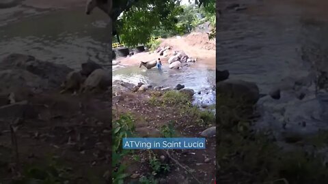 GoPro ATVing in Saint Lucia