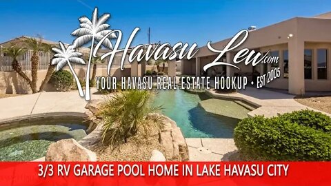 Lake Havasu RV Garage Pool Home 3481 Pocahontas Dr MLS 1022982
