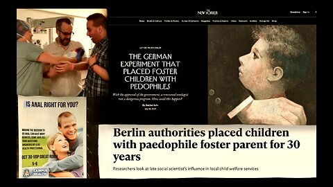 USA Joins Germany Allowing Pedophiles To Adopt Newborn Babies Parents Send Kids To Anal Sex College