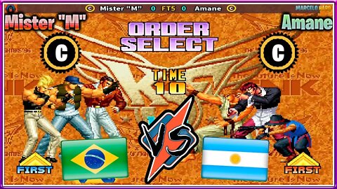 The King of Fighters '96 (Mister "M" Vs. Amane) [Brazil Vs. Argentina]