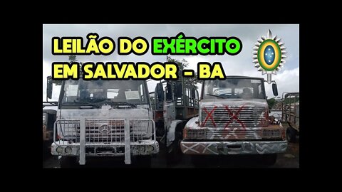 LEILÃO DO EXÉRCITO BRASILEIRO EM SALVADOR-BA NO DIA 07/10/2021, MOSTREI OS LOTES E EDITAL *confira*