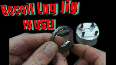 Recoil Lug Accurizing Jig - In Use! Beefy jig for ultra precision recoil lug work!