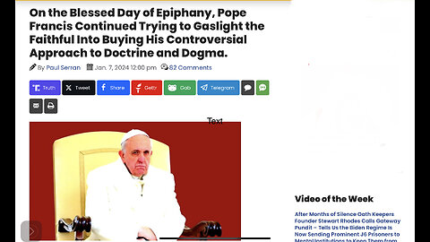 Pope Francis Continued Trying to Gaslight the Faithful Into Buying His Controversial Approach