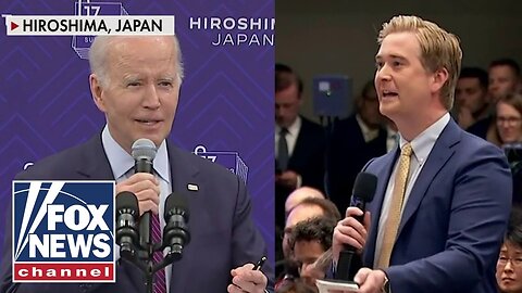 Biden gets testy with Peter Doocy at G7 summit