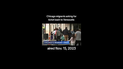 Illegal Immigrants in Chicago Want to go back to Venezuela