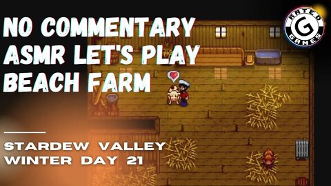 Stardew Valley No Commentary - Family Friendly Lets Play on Nintendo Switch - Winter Day 21
