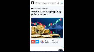 WHY IS RIPPLE XRP SURGING?