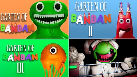 Garten of Banban 1, 2,3 - Gameplay horror game