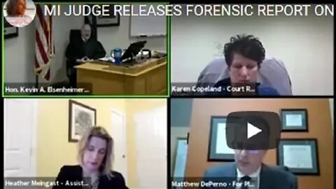 MI JUDGE RELEASES FORENSIC REPORT ON DOMINION