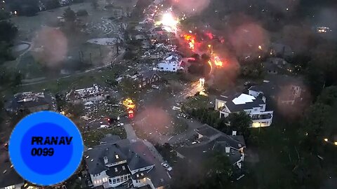 Drone video captures tornado aftermath in Virginia Beach | USA