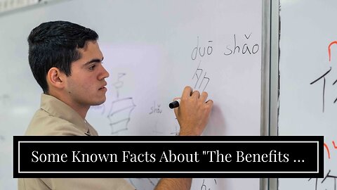 Some Known Facts About "The Benefits of Learning a New Language While Living Abroad".