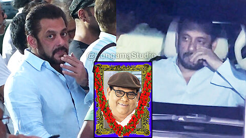 FIRST Time Salman Khan CRYING in Public After Seeing Satish Kaushik For The Last Time