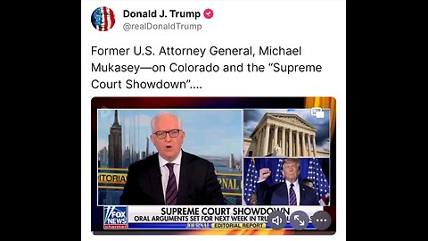Former U.S Attorney General Michael Mukasey on Colorado and The Supreme Court Showdown