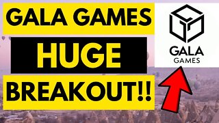 GALA GAMES BREAKOUT IMMINENT!!!? GALA price prediction
