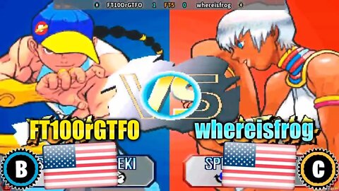 Street Fighter III 2nd Impact: Giant Attack (FT10OrGTFO Vs. whereisfrog) [U.S.A. Vs. U.S.A.]