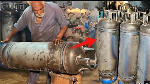 The Amazing Process of Making Gas Cylinder ||Factory Manufacturing Process