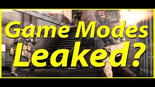 Modern Warfare's Leaked Game Mode List?