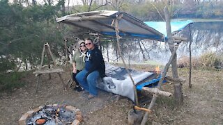 In the Bush #40 Double Fire Gull Wing Shelter