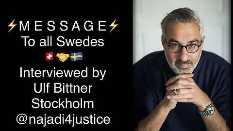 NEWS: Message to all Swedes - Kingdom of Sweden with Ulf Bittner, Stockholm