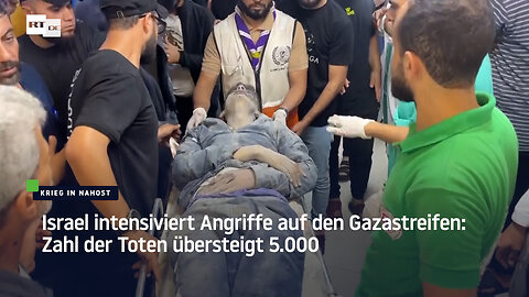 Israel intensiviert Angriffe auf den Gazastreifen: Zahl der Toten übersteigt 5.000