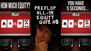 POKER PREFLOP ALL-IN EQUITY #5