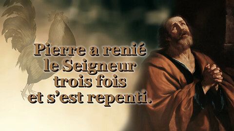 Pierre a renié le Seigneur trois fois et s'est repenti. Bergoglio a renié le Seigneur une multitude de fois, et refuse de se repentir parce qu'il légalise le péché.