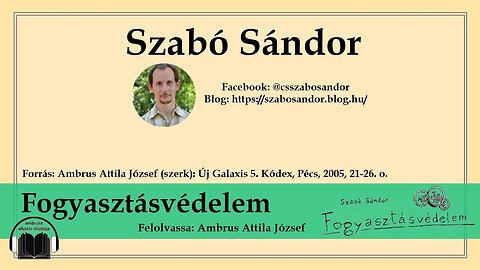 Szabó Sándor: Fogyasztásvédelem (sci-fi, novella)