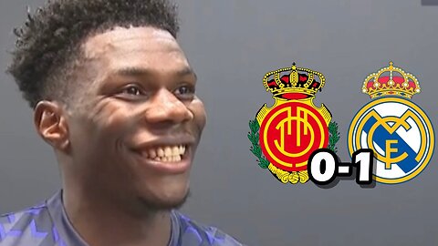 LA REACCION DE TCHOUAMENI TRAS EL GOLAZO DE LA VICTORIA CONTRA EL RCD MALLORCA 0-1 REAL MADRID