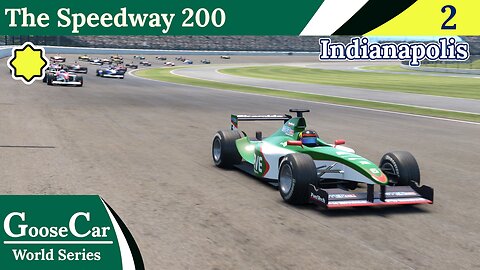 The 2nd Running of the Speedway 200 from Indianapolis・Round 2・GooseCar on Automobilista 2